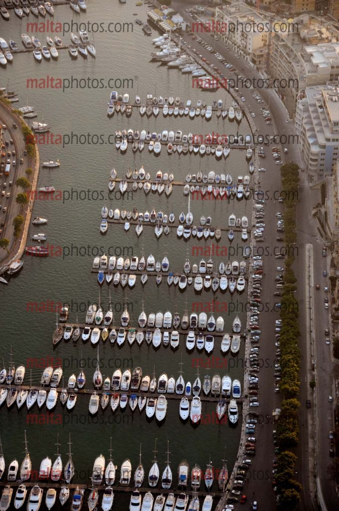 Ta Xbiex Aerial Marina Boats Seacraft Malta Photos