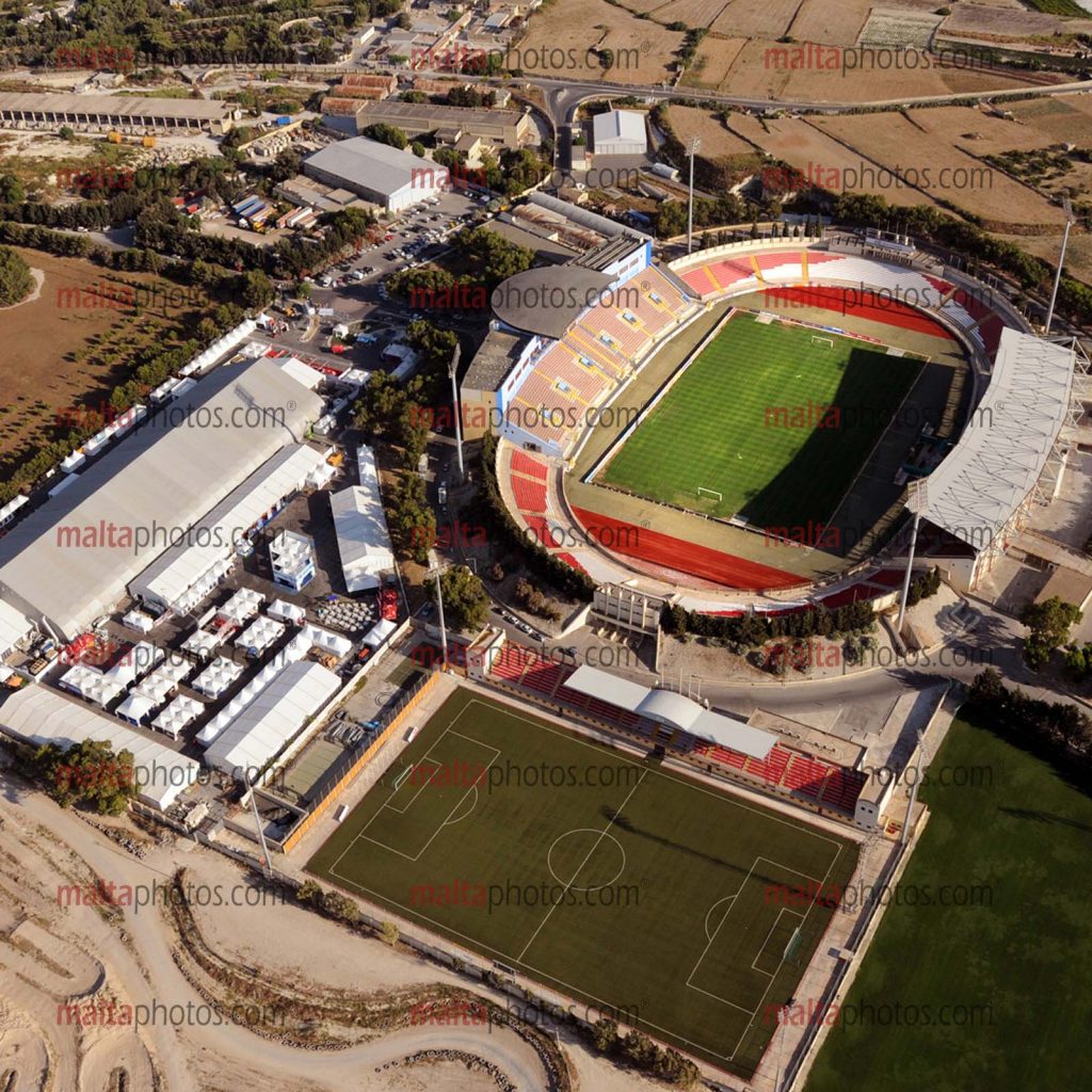 MFCC Ta' Qali National Stadium Aerial Centenary Malta Photos