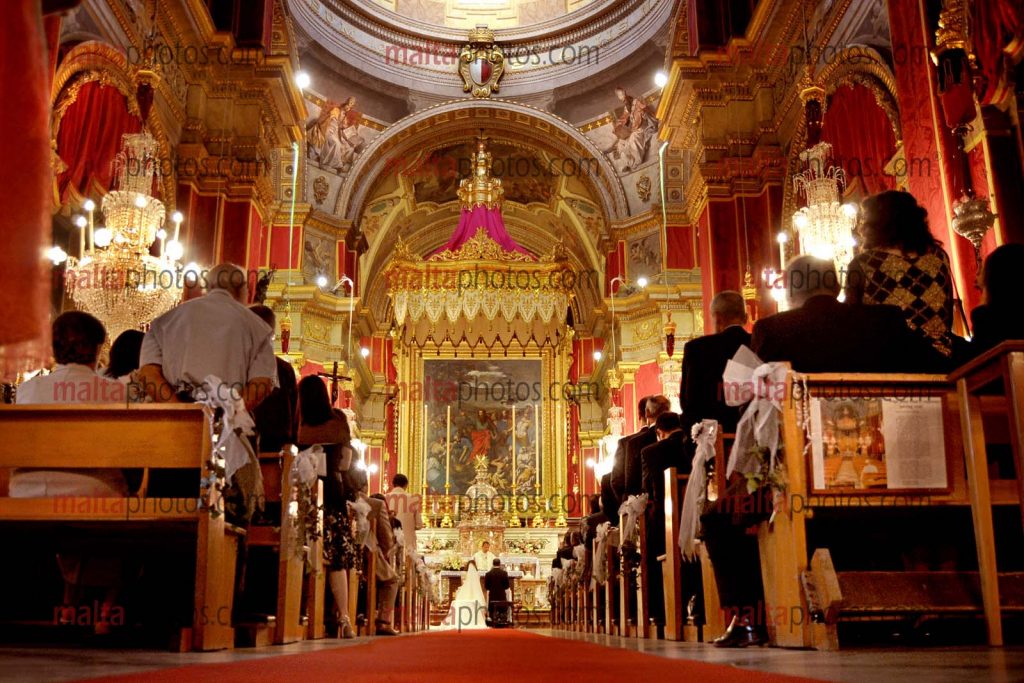 Rabat Parish Church Interior - Malta Photos
