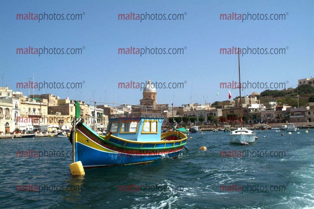 Kalkara Boats Sea side Luzzu Malta Photos