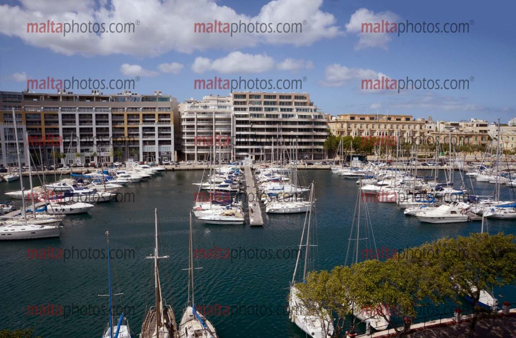Ta Xbiex Msida Marina Boats Sea Coast Malta Photos