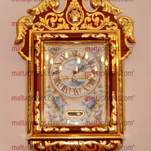 Gilder Mdina Gold Foil Crafts Maltese Clock Arlogg tal lira Malta Photos