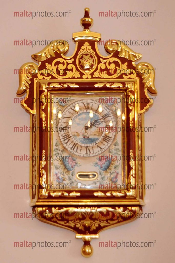 Gilder Mdina Gold Foil Crafts Arlogg tal Lira Maltese Clock Malta Photos