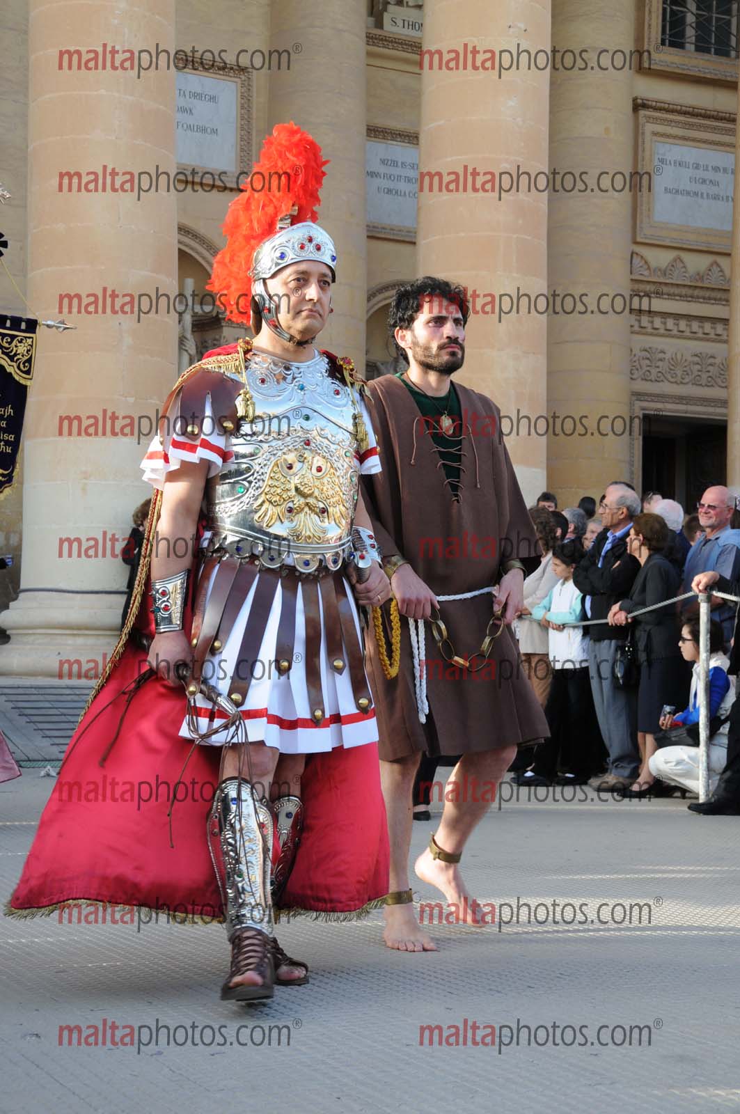 Good Friday Mosta Roman Soldiers Characters People Procession Religion ...