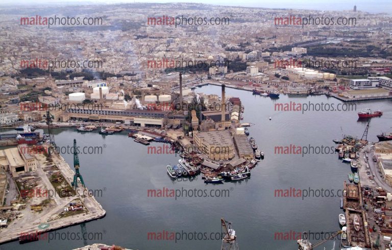 Marsa Aerial Industrial Malta Photos