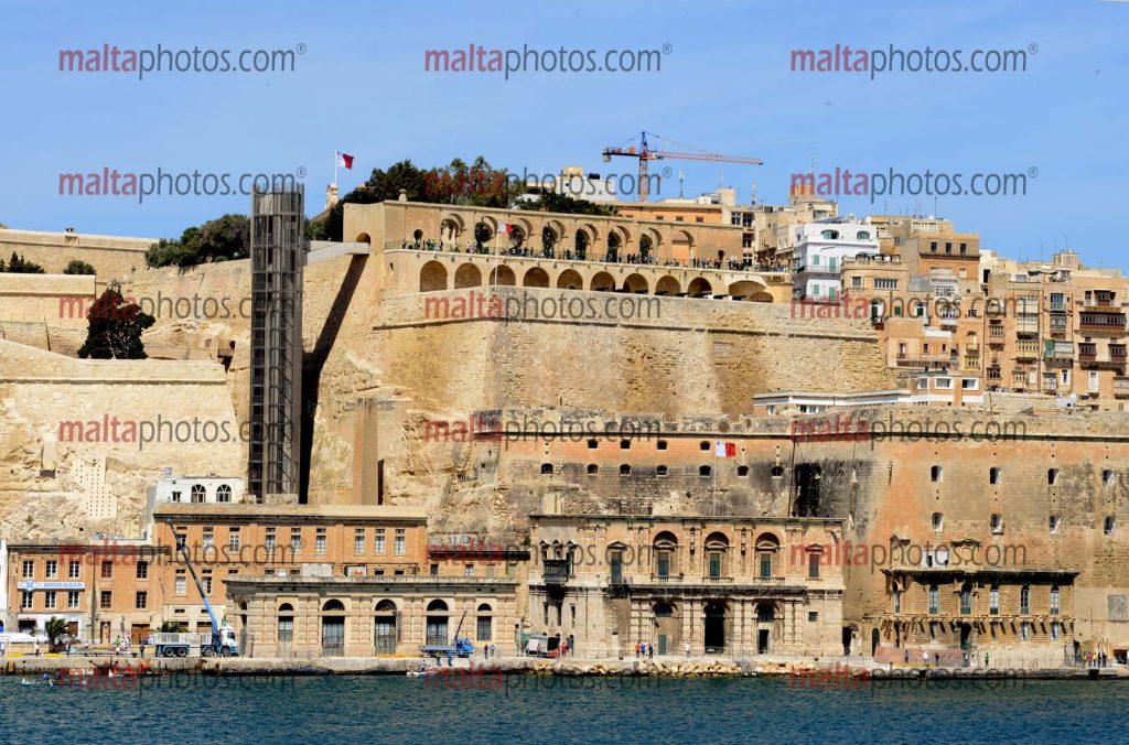 Valletta Grand Harbour Lift Bastions Malta Photos