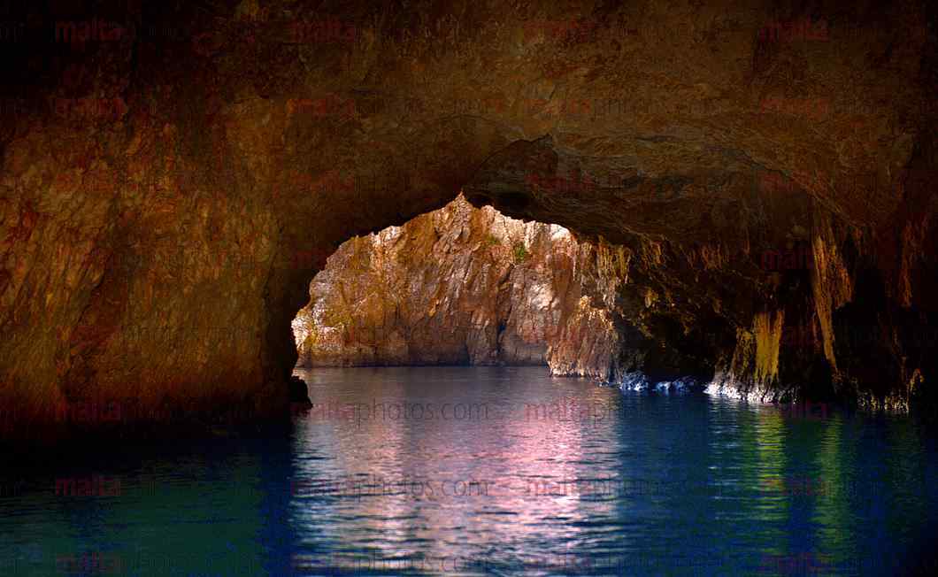 Zurrieq Wied Landmarks Sea Caves Blue Grotto.